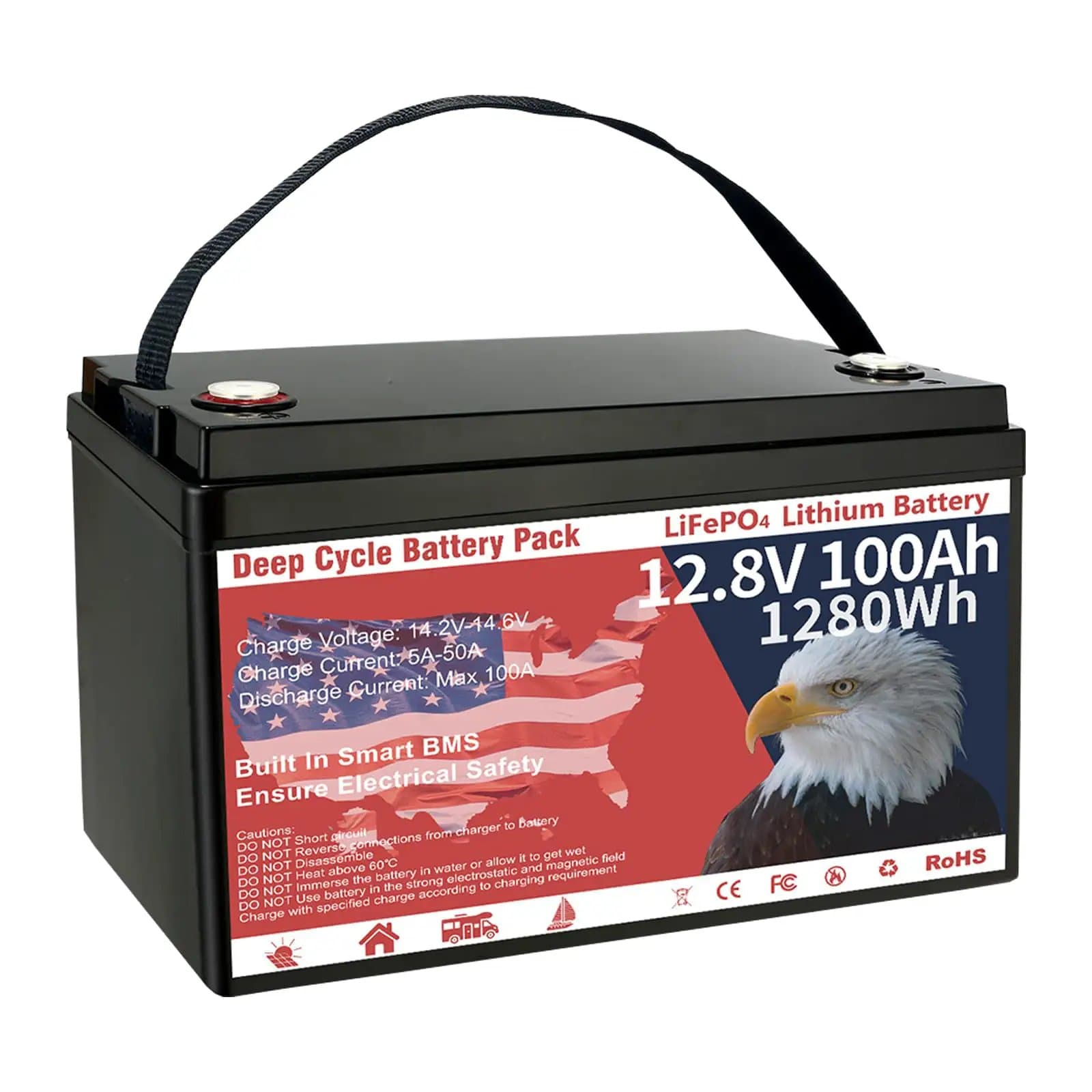 12V 100Ah LiFePO4 Battery Reliable Power ✓
