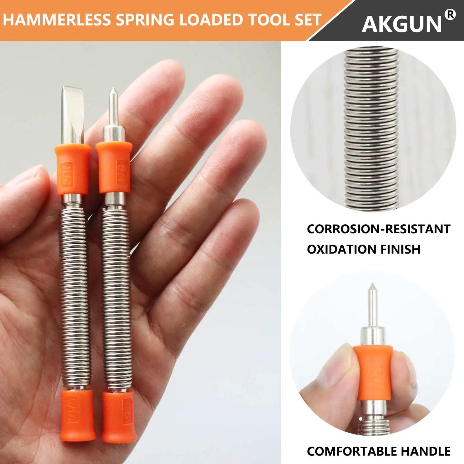 Two Piece Hammerless Chisel & Punch Set ✓