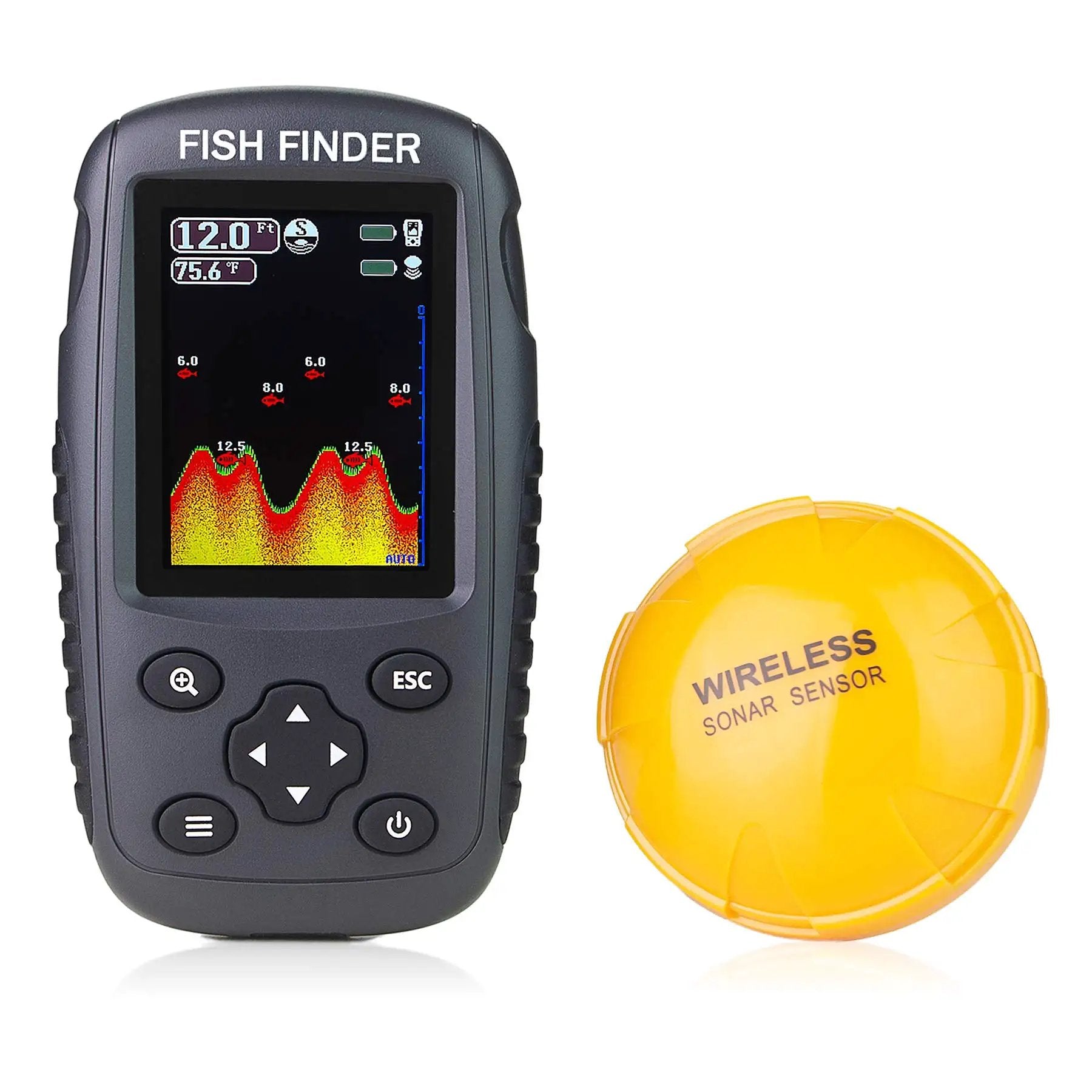 Portable Wireless Fish Finder ✓