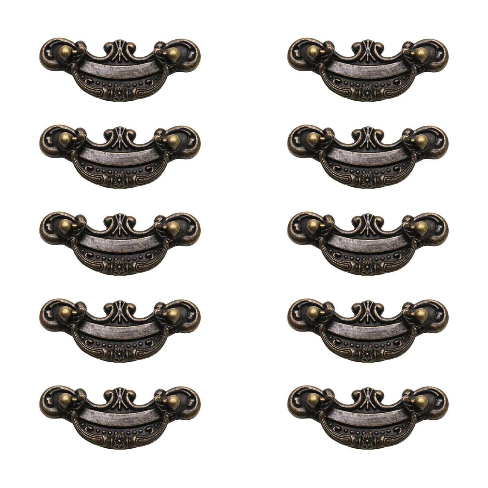Antique Bronze Drawer Pulls, Vintage Style ✓