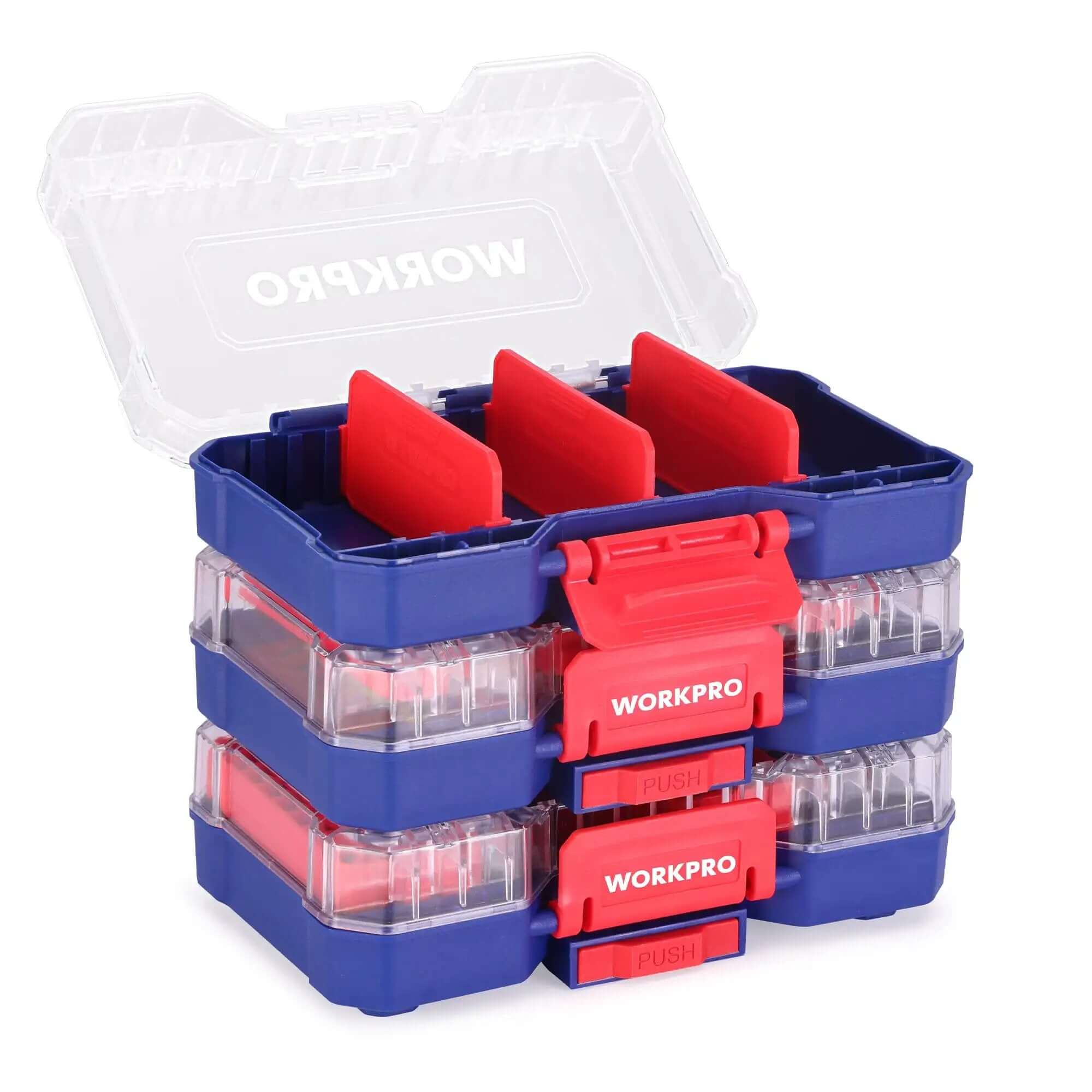 Three Piece Small Parts Organizer Set With ✓
