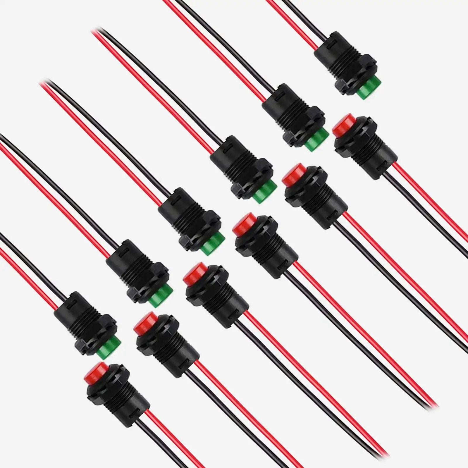12mm Mini Latching Push Button On Off Switch