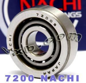7200 Nachi Angular Contact Bearing 10x30x9 C3 Japan Bearings - VXB Ball Bearings
