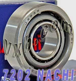 7202 Nachi Angular Contact Bearing C3 Japan 15x35x11 Bearings - VXB Ball Bearings