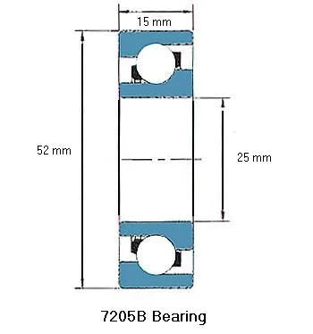 7205B Bearing Angular contact 7205B - VXB Ball Bearings