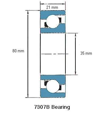7307B Bearing Angular contact 7307B - VXB Ball Bearings