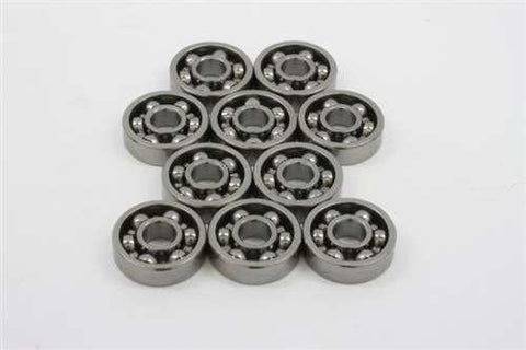 7x17x5 Stainless Steel Open Miniature Bearing Pack of 10 - VXB Ball Bearings