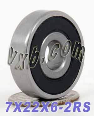 7x22x6 Bearing Sealed Miniature - VXB Ball Bearings
