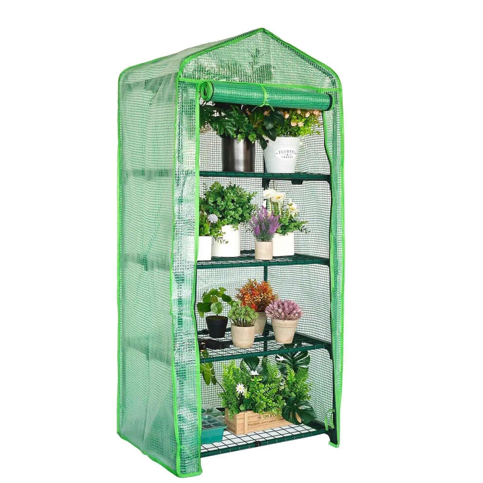 4 Tier Mini Greenhouse For Indoor Use | Portable, Easy ✓