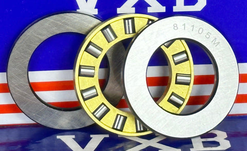 81105M Cylindrical Roller Thrust Bearings Bronze Cage 25x42x11 mm - VXB Ball Bearings