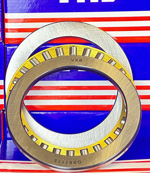 81115M Cylindrical Roller Thrust Bearings Bronze Cage 75x100x19 mm - VXB Ball Bearings