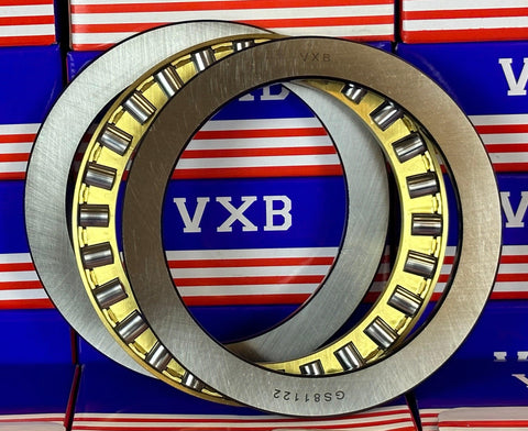 81122M Cylindrical Roller Thrust Bearings Bronze Cage 110x145x25 mm - VXB Ball Bearings