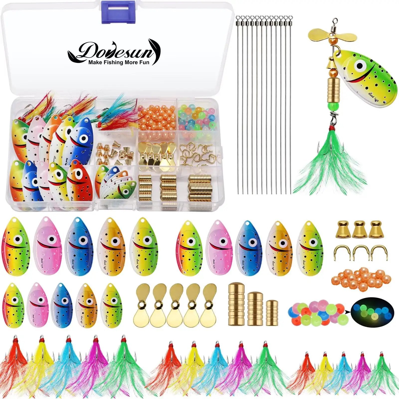 DIY Spinner Lure Kit For Bass Fishing ✓