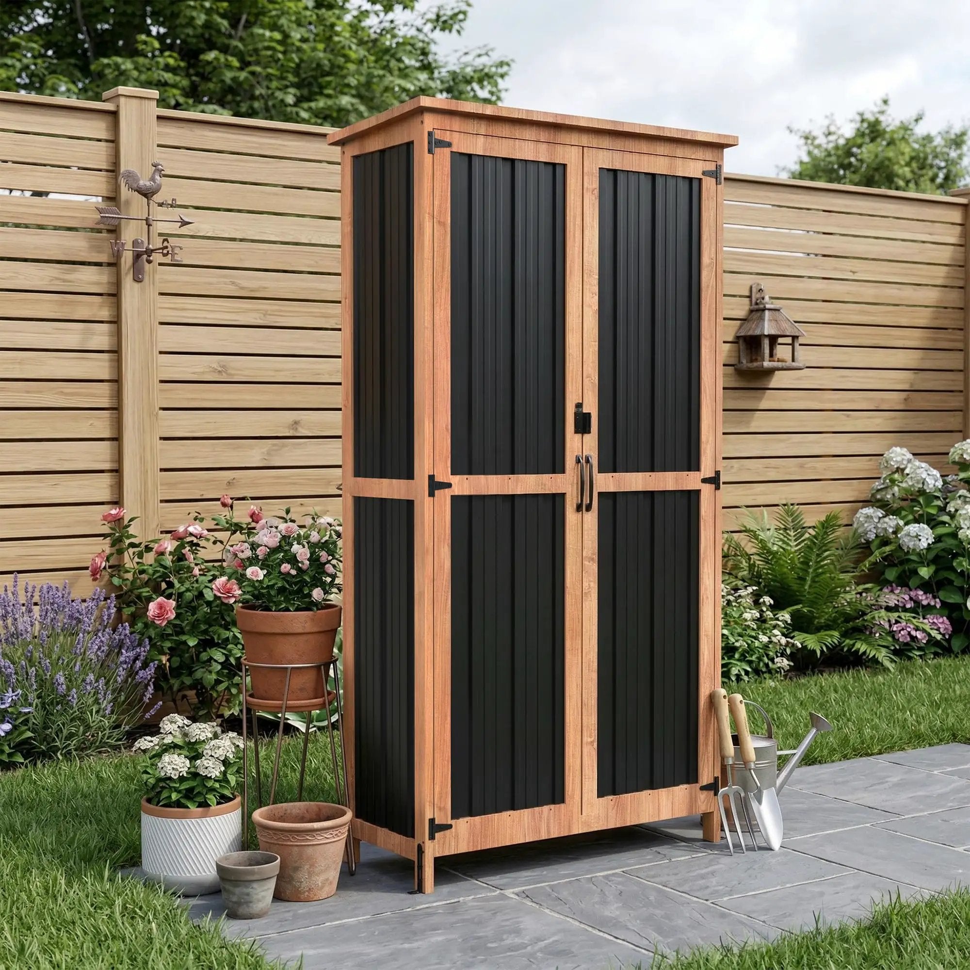 EGDE 『KEEP OUT』ハーネス&ビキニ 上下セット XL Outdoor Storage Cabinet Weatherproof & Secure ✓