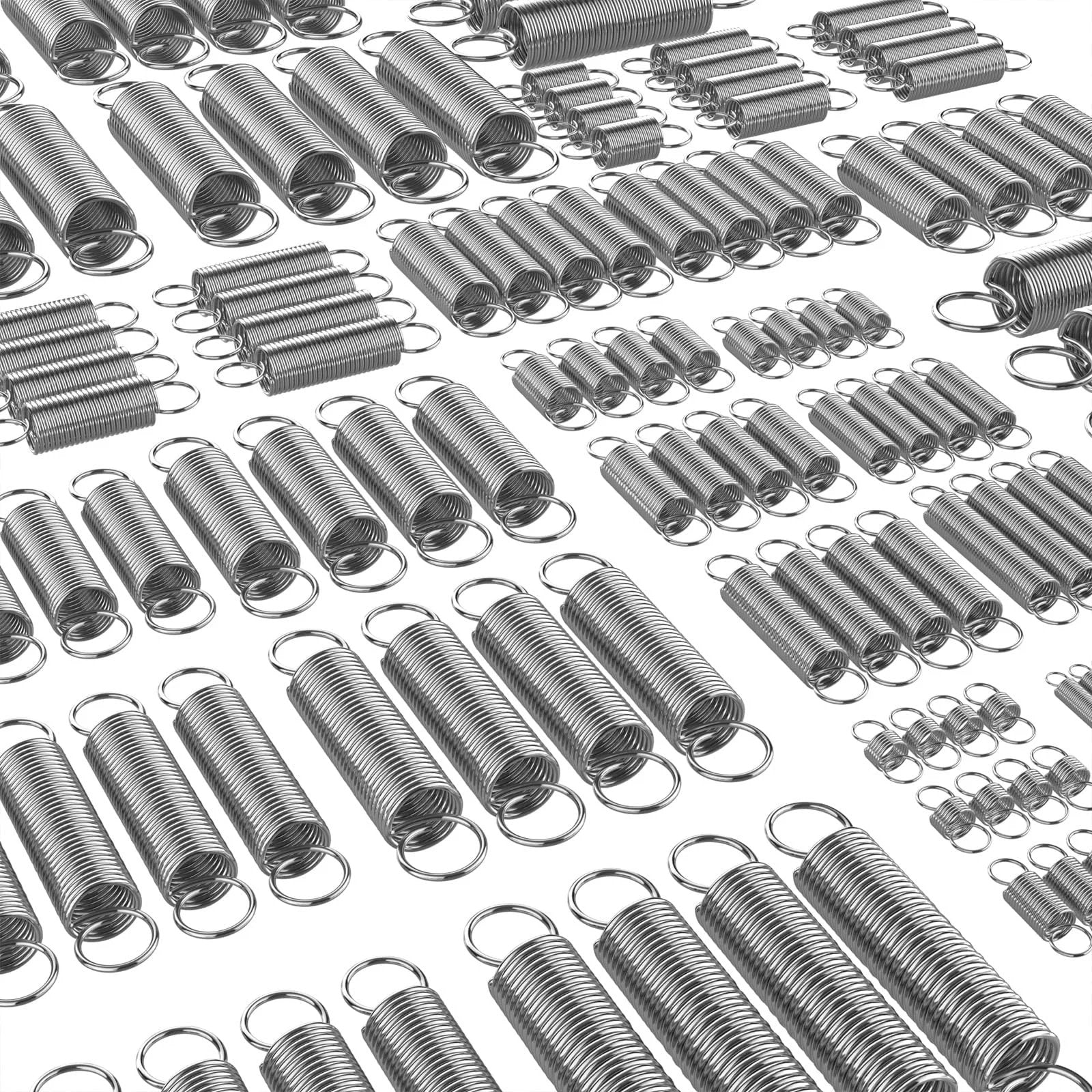 Stainless Steel Extension Springs Kit 100pc Selection ✓