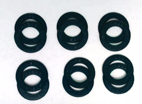 A Pack of 12 Black seals for 608 Bearings - VXB Ball Bearings