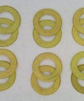 A Pack of 12 Yellow seals for 608 Bearings - VXB Ball Bearings