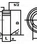 AS40 One Way 40x80x18 Bearing Support Required Backstop Clutch - VXB Ball Bearings