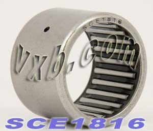 BA1816ZOH Shell Type Needle Bearing 1 1/8x1 3/8x1 Inch - VXB Ball Bearings