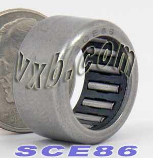 BA86ZOH Shell Type Needle Bearing 1/2x11/16x3/8 Inch - VXB Ball Bearings