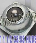 CBT-1 1/2 CS/SS Flange Ball Transfer 1-1/2 Main Ball Mounted Bearings - VXB Ball Bearings