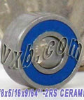 Ceramic Sealed Bearing 1/8x5/16x9/64 inch Miniature - VXB Ball Bearings