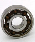 Chrome Steel 608 Miniature Open Ball bearing with Nylon Cage 8x22x7 - VXB Ball Bearings