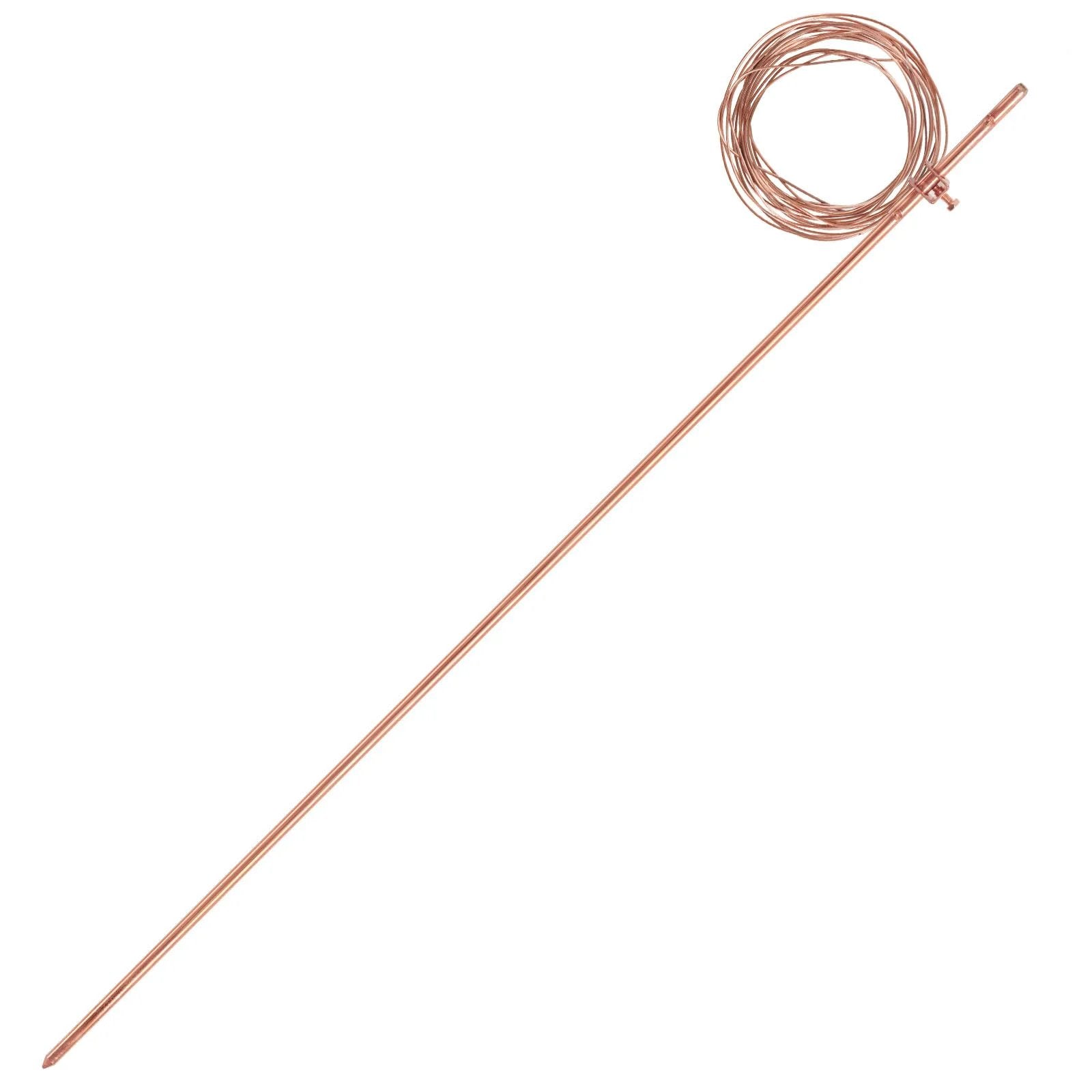 Copper Bonded Grounding Rod Kit With Ground Wire