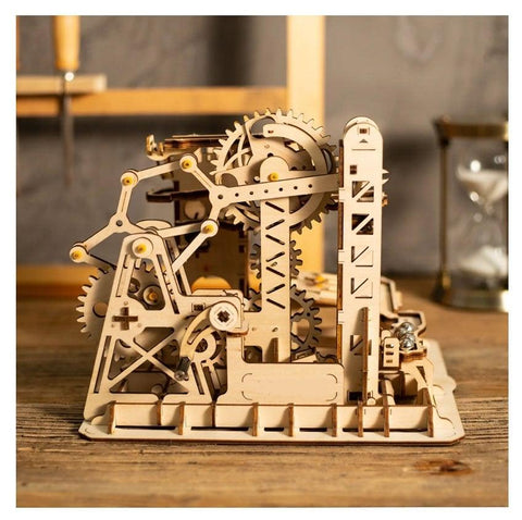 DIY 3D Puzzle Wood Gear Wheel Coaster Manually Operated Toy Kit 42Q - VXB Ball Bearings
