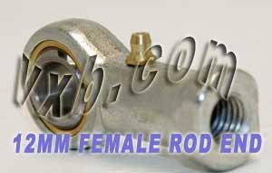 Female Rod End 12mm PHS12L Left hand Bearing - VXB Ball Bearings
