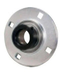 FHPFFZ207-20 Flange Pressed Steel 4 Bolt 1 1/4 Inch Bearing - VXB Ball Bearings