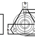 FHSPFTZ203-17mm Flange 3 Bolt Triangle 17mm Bearing - VXB Ball Bearings