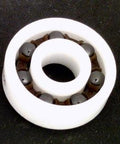 Fidget Hand Spinner Full Ceramic 608 Bearing: Si3N4 Balls, Nylon Cage 8x22x7 - VXB Ball Bearings