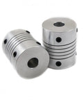 Flexible Parallel Aluminium Jaw Shaft CNC Coupling D19-L25-5x7MM - VXB Ball Bearings