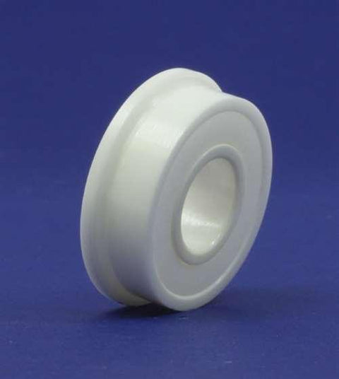FR156-2RS Full Ceramic Flanged Bearing 3/16x5/16x1/8 inch ZrO2 - VXB Ball Bearings