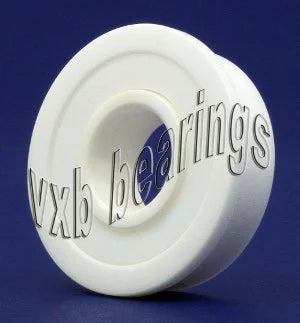 FR4-2RS Full Ceramic Flanged Bearing 1/4x5/8x0.196 inch ZrO2 - VXB Ball Bearings