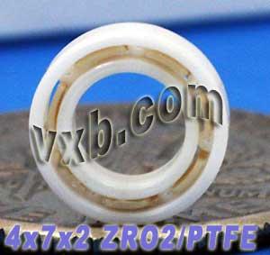 Full Ceramic Bearing 4x7x2 ZrO2 Zirconium oxide - VXB Ball Bearings