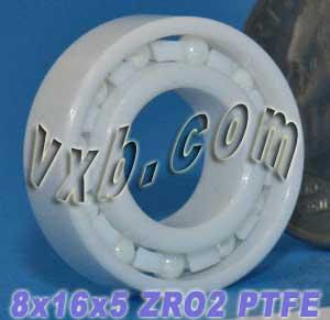 Full Ceramic Bearing 8x16x5 Miniature - VXB Ball Bearings