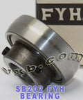 FYH Bearing 15mm Bore SB202 Axle Insert Ball Mounted Bearings - VXB Ball Bearings