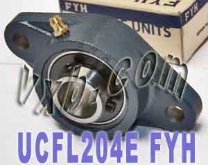 FYH Bearing 20mm UCFL-204E Flanged Mounted Bearings - VXB Ball Bearings