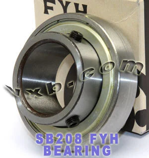 FYH Bearing 40mm Bore SB208 Axle Insert Ball Mounted Bearings - VXB Ball Bearings