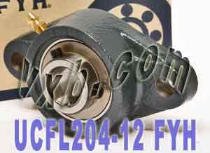 FYH Bearing UCFL-204-12E 3/4 Flanged Mounted Bearings - VXB Ball Bearings