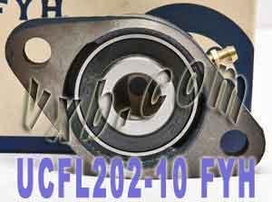 FYH Bearing UCFL202-10E 5/8 Flanged Mounted Bearings - VXB Ball Bearings