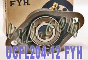FYH Bearing UCFL204-12E 3/4 Flanged Mounted Bearings - VXB Ball Bearings