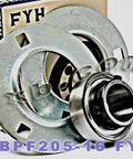 FYH SBPF205-16 1 Stamped round 3 Bolts Flanged Mounted Bearings - VXB Ball Bearings