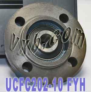 FYH UCFC-202-10 5/8 Round Flanged Bearing Mounted Bearings - VXB Ball Bearings
