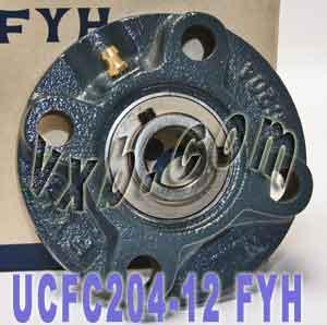 FYH UCFC-204-12 3/4 Round Flanged Bearing Mounted Bearings - VXB Ball Bearings