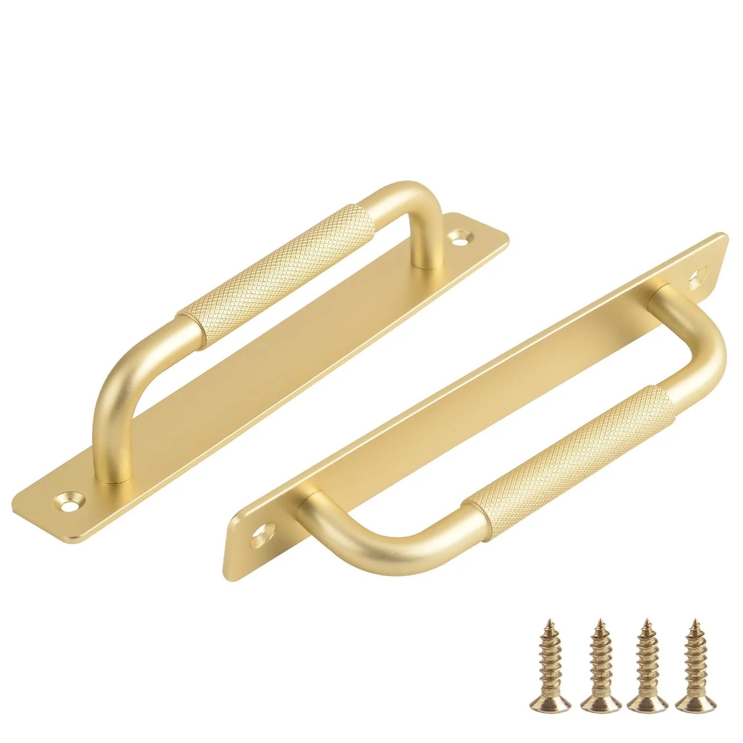 Gold 7-Inch Barn Door Handles - Easy Install ✓