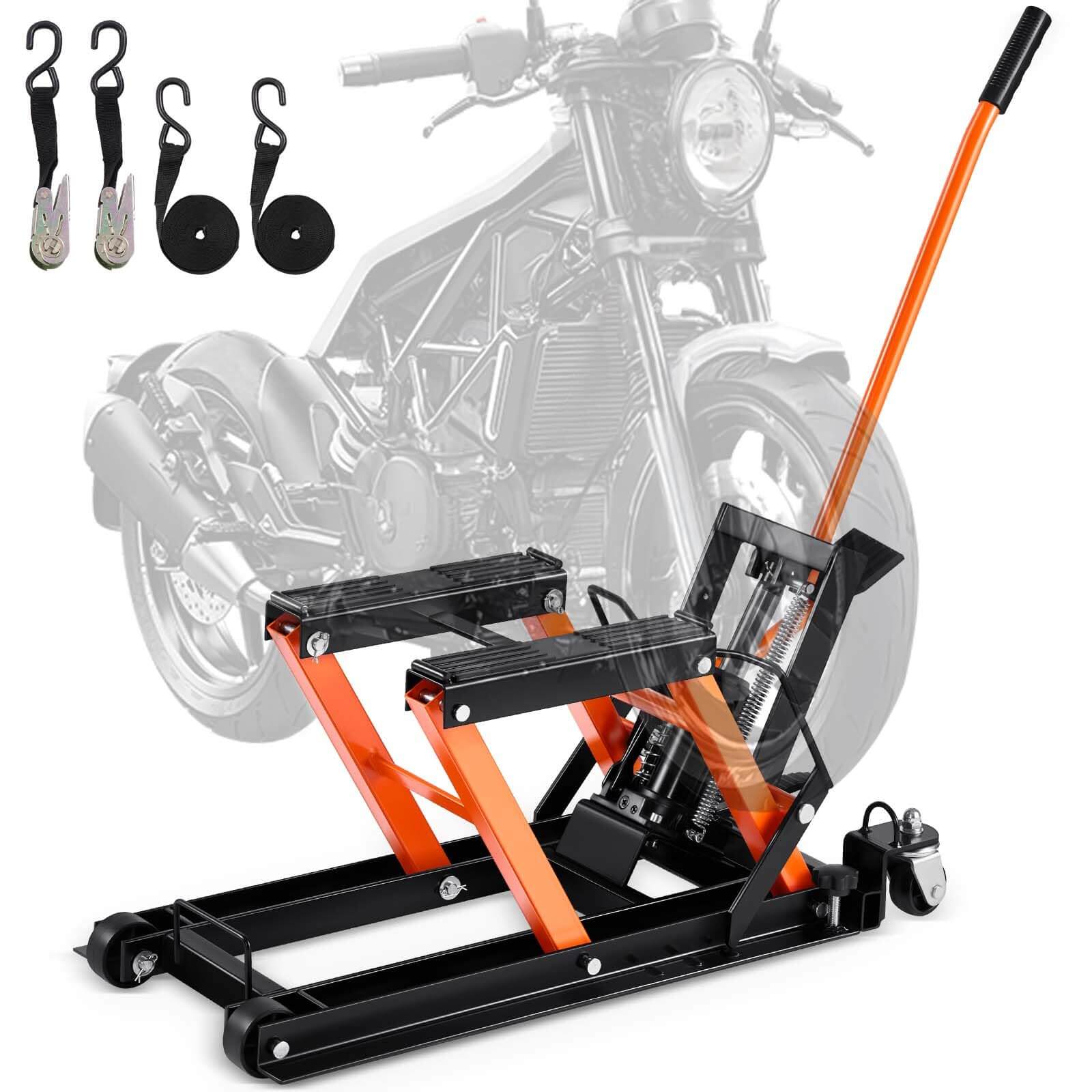 Hydraulic Motorcycle Lift 1500 lb - Portable Lift ✓