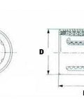 KH1026PP 10mm Sealed Ball Bushing 10x17x26 Linear Motion Bearings - VXB Ball Bearings